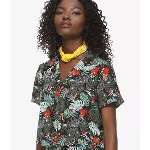 Her Universe Disney The Lion King Timon & Pumbaa Woven Button-Up - Medium